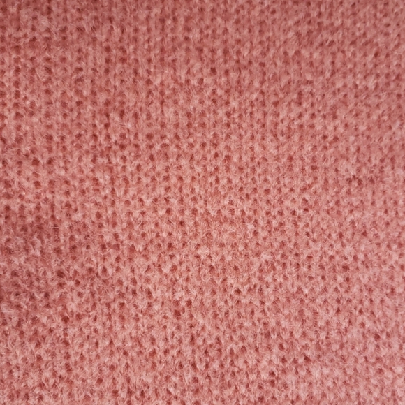 Free People Ophelia Off The Shoulder Peach Sweater - Picture 3 of 6